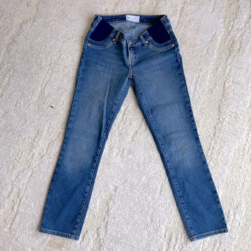 Gap maternity underbelly jeans